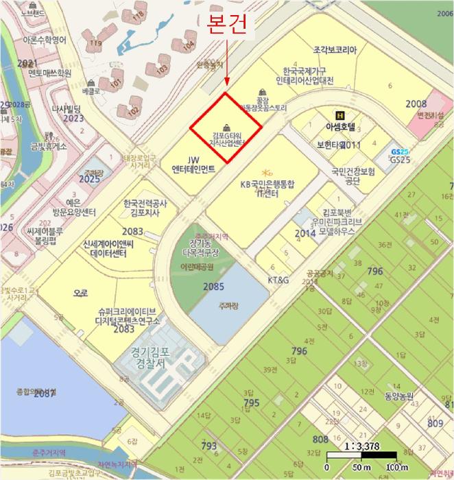 경기도 김포시 장기동 2008-2 김포 한강신도시 지타워 1동 1층130호 근린상가 경매 사진 12