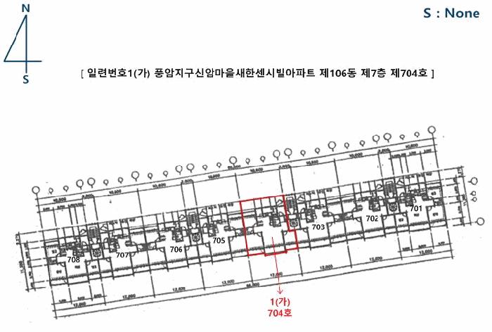 광주광역시 서구 풍암동 1054 풍암지구신암마을새한센시빌아파트 106동 7층704호 아파트 경매 사진 8