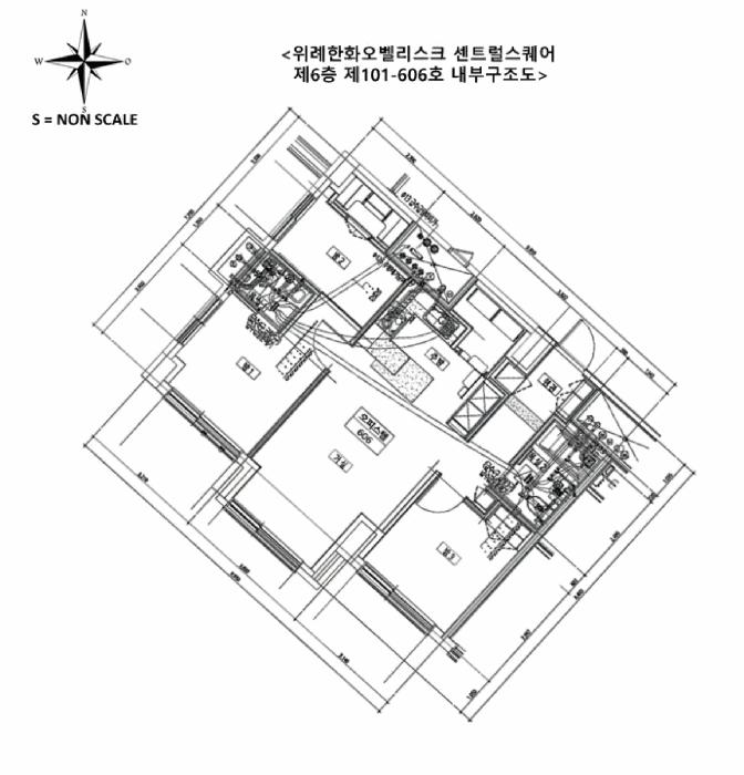 경기도 성남시 수정구 창곡동 505 위례한화오벨리스크센트럴스퀘어 6층101-606호 오피스텔 경매 사진 14