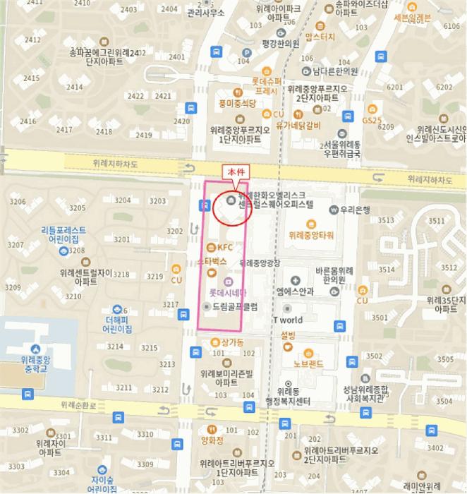 경기도 성남시 수정구 창곡동 505 위례한화오벨리스크센트럴스퀘어 6층101-606호 오피스텔 경매 사진 16