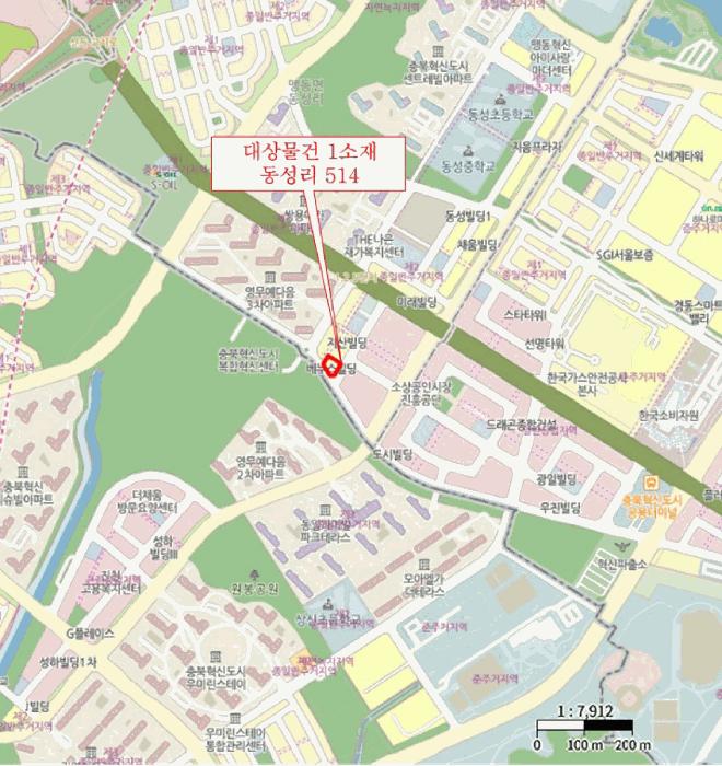 충청북도 음성군 맹동면 동성리 514 베누스빌딩 2층201호 근린상가 경매 사진 12