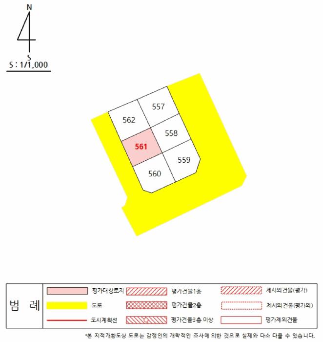 경상북도 포항시 북구 흥해읍 옥성리 561 대지 경매 사진 9