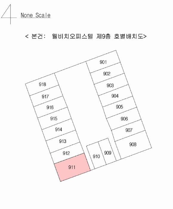 부산광역시 해운대구 중동 1768-4 웰비치오피스텔 9층911호 오피스텔 경매 사진 8