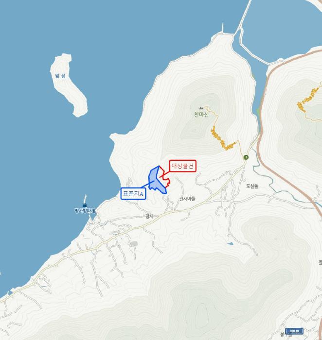 전라남도 여수시 돌산읍 평사리 산377-1 임야 경매 사진 12