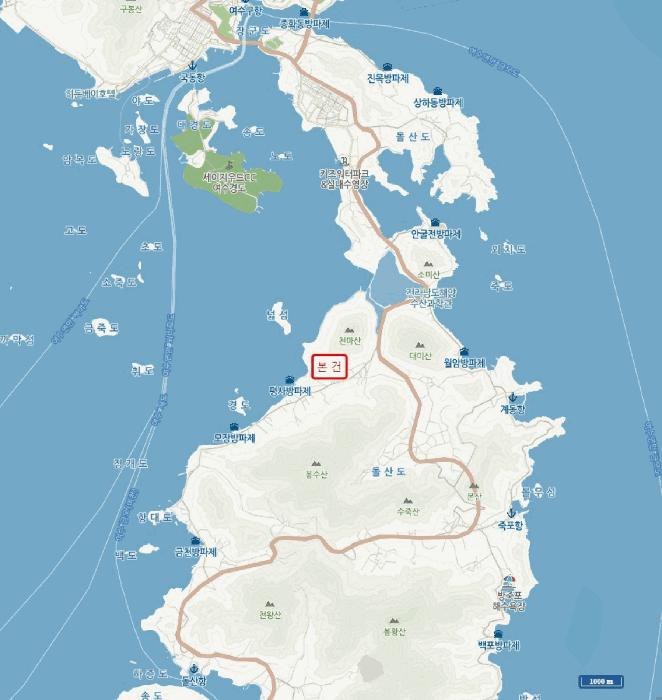 전라남도 여수시 돌산읍 평사리 산377-1 임야 경매 사진 13