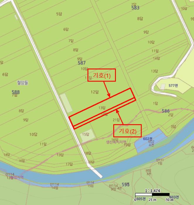경상남도 진주시 집현면 대암리 587-13 답 경매 사진 7