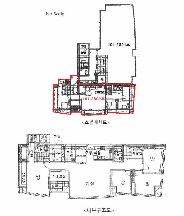 서울특별시 성북구 하월곡동 46-73 코업스타클래스 28층 101-2802호 아파트 경매 사진 15