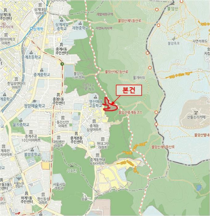 서울특별시 노원구 중계동 산101-50 임야 경매 사진 13