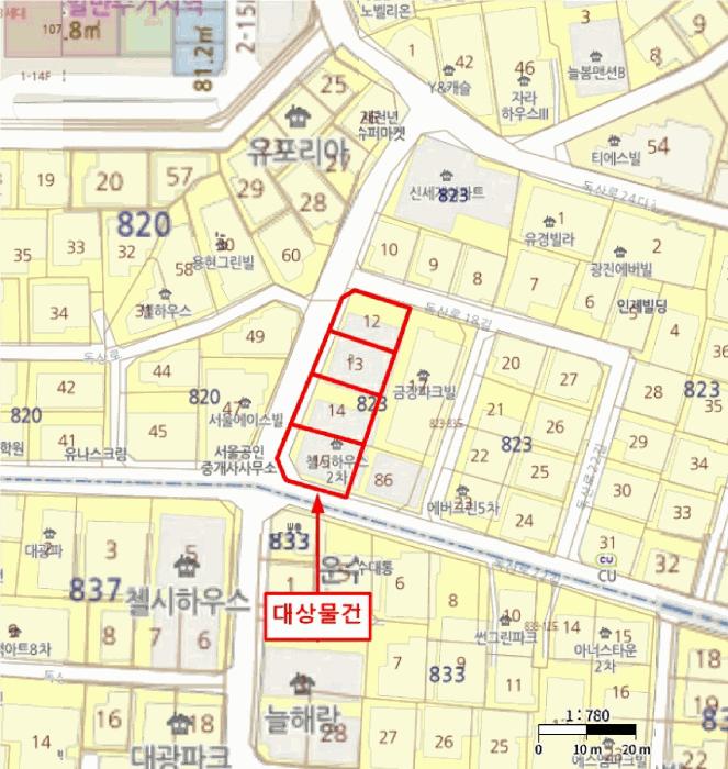 서울특별시 금천구 시흥동 823-12 첼시하우스2 제에이동 제6층 제603호 다세대(빌라) 경매 사진 13