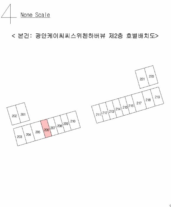 부산광역시 수영구 민락동 181-79 광안케이씨씨스위첸하버뷰 2층206호 근린상가 경매 사진 9