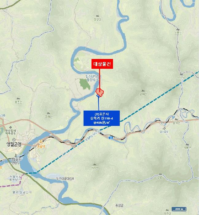 강원특별자치도 영월군 영월읍 삼옥리 산105 임야 경매 사진 5