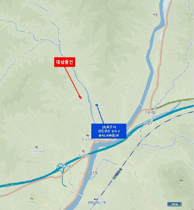 강원특별자치도 평창군 진부면 상진부리 395-1 답 경매 사진 5