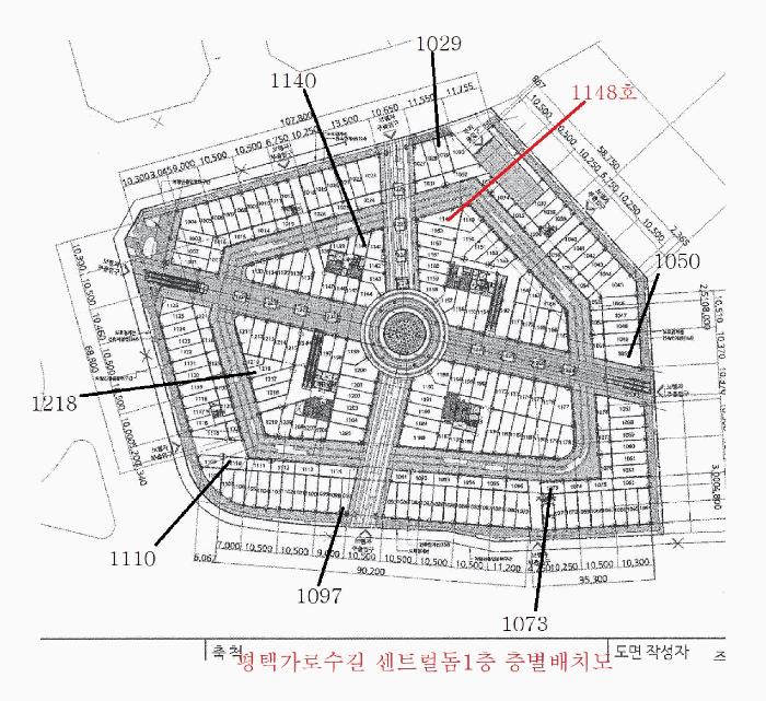 경기도 평택시 비전동 1104 평택가로수길센트럴돔 1층1148호 근린상가 경매 사진 17