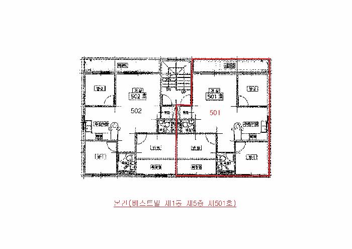경기도 부천시 원미구 도당동 67-9 베스트빌 1동 5층501호 다세대(빌라) 경매 사진 9