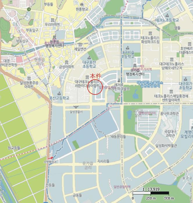 대구광역시 달성군 현풍읍 중리 497-3 테크노타워2주건축물제1동 1층110호 근린상가 경매 사진 13