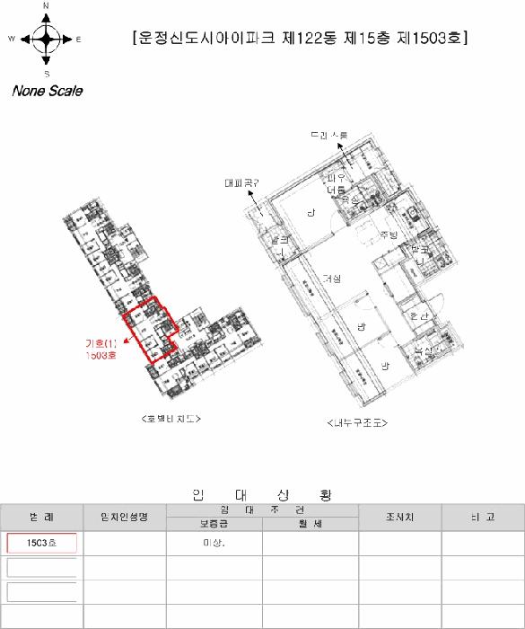 경기도 파주시 동패동 1781 운정신도시아이파크 122동 15층1503호 아파트 경매 사진 9