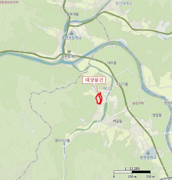 충청북도 괴산군 청천면 이평리 308 답 경매 사진 8