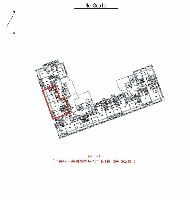 대구광역시 동구 신천동 56-1 동대구동화아이위시 101동 3층302호 아파트 경매 사진 7