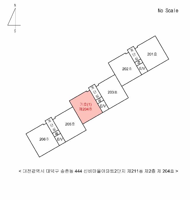대전광역시 대덕구 송촌동 444 선비마을아파트2단지 211동 2층204호 아파트 경매 사진 9