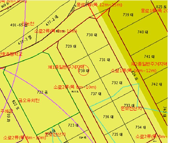 경상북도 구미시 고아읍 원호리 729 대지 경매 사진 8