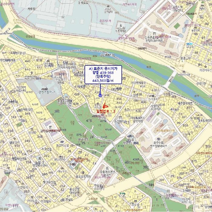 광주광역시 서구 양동 437-10 도로 경매 사진 16