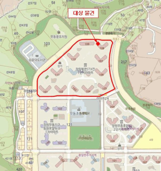 경상남도 창원시 의창구 북면 무동리 104-1 창원무동에스티엑스칸1차아파트 108동 5층504호 아파트 경매 사진 10