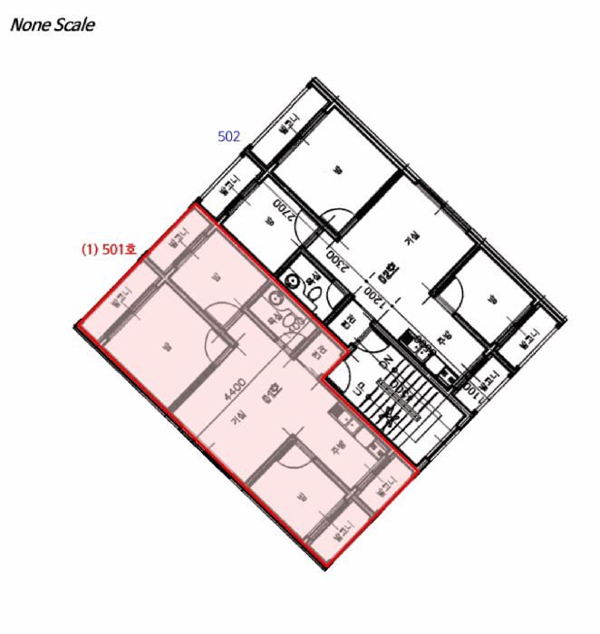 경기도 부천시 원미구 역곡동 224-6 영진빌라트 5층501호 다세대(빌라) 경매 사진 9