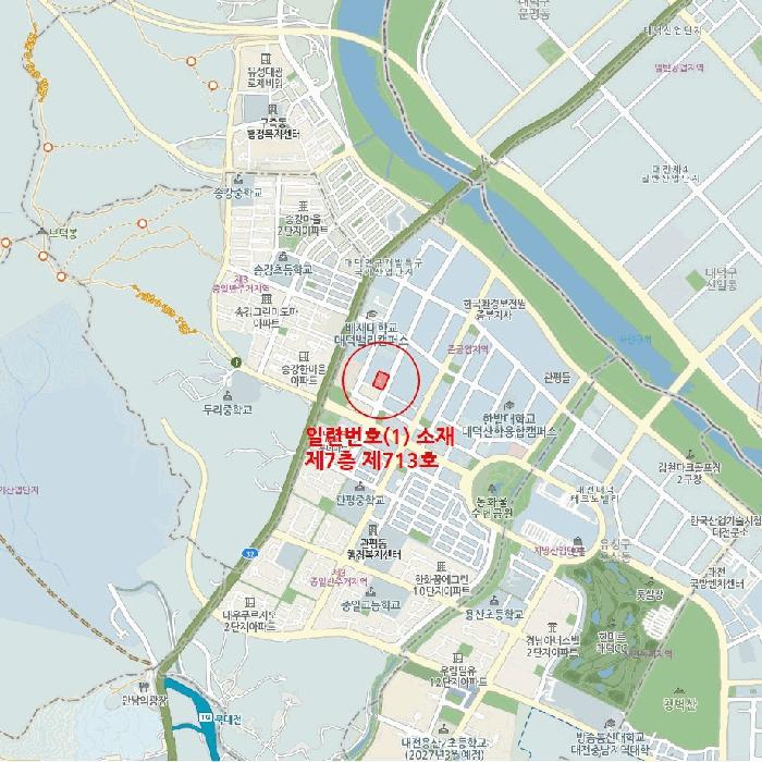 대전광역시 유성구 관평동 1354 중앙하이츠 7층713호 오피스텔 경매 사진 11