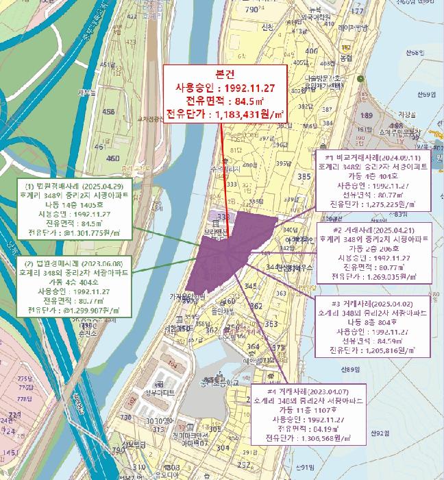 경상남도 창원시 마산회원구 내서읍 호계리 348 중리2차서광아파트 나동 1층105호 아파트 경매 사진 11