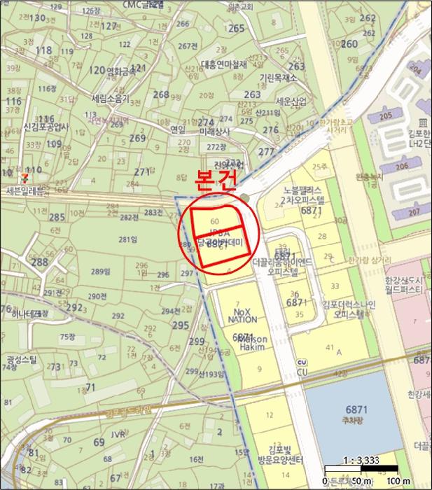경기도 김포시 구래동 6871-60 샹보르영무파라드김포한강1동 9층912호 아파트형공장 경매 사진 9