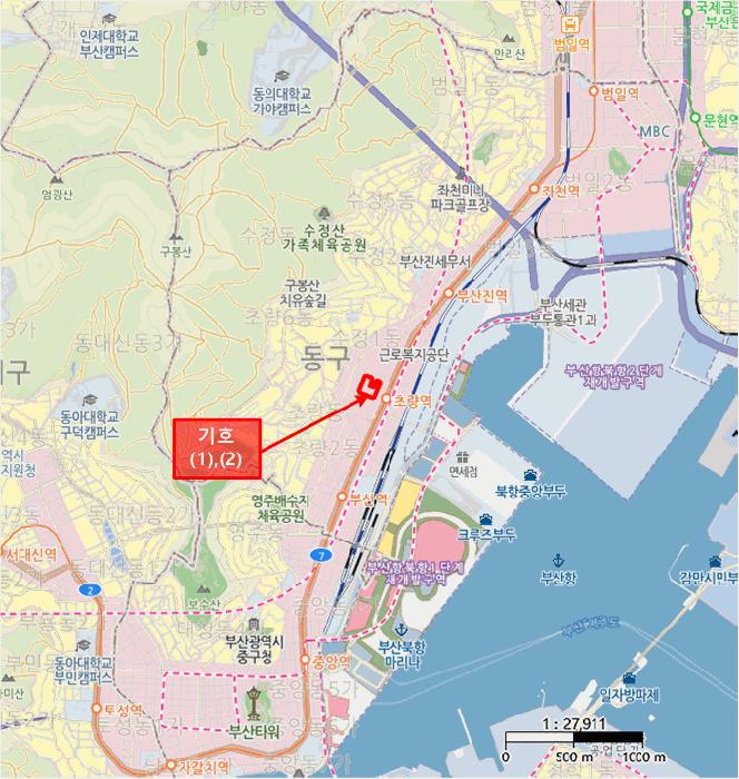 부산광역시 동구 초량동 1226 범양레우스 센트럴베이 105동 지하1층비107호 근린상가 경매 사진 16