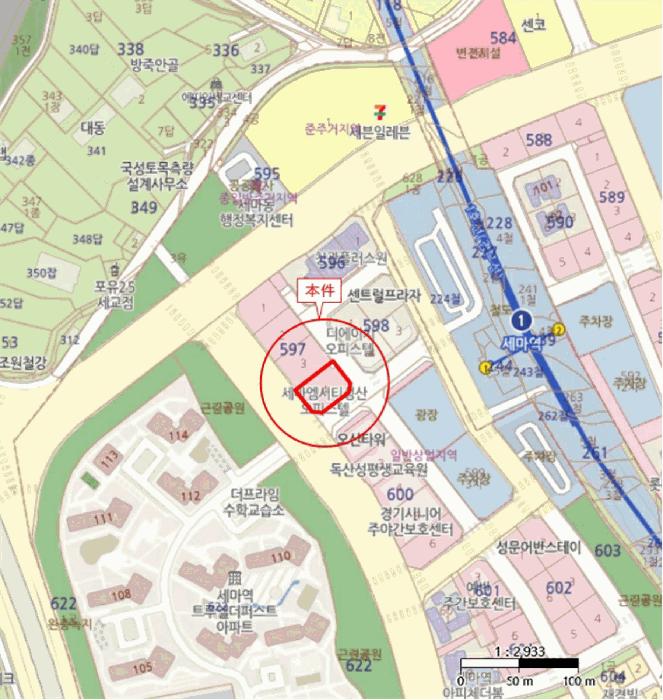 경기도 오산시 수목원로 618, 6층616호 (세교동,세마엠시티)구) 경기도 오산시 세교동 597-4 오피스텔 경매 사진 14