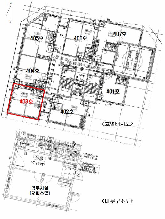 경기도 성남시 중원구 도촌동 562 으뜸이레가 4층403호 오피스텔 경매 사진 11