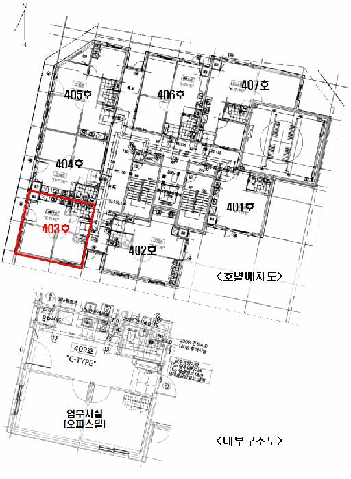 경기도 성남시 중원구 도촌동 562 으뜸이레가 4층403호 오피스텔 경매 사진 12