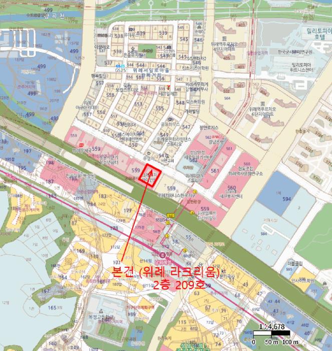 경기도 성남시 수정구 창곡동 559-6 라크리움 2층209호 근린상가 경매 사진 12