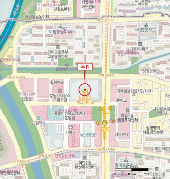 경기도 성남시 분당구 야탑동 341 성남(분당)여객자동차터미널및복합건물 제지2층 제248호 근린상가 경매 사진 12