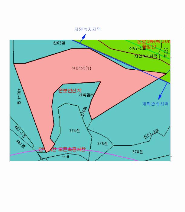 강원특별자치도 원주시 판부면 서곡리 산64 임야 경매 사진 12