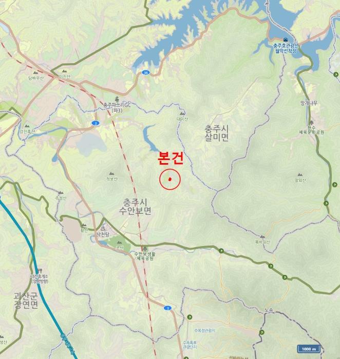 충청북도 충주시 수안보면 고운리 산61 임야 경매 사진 12