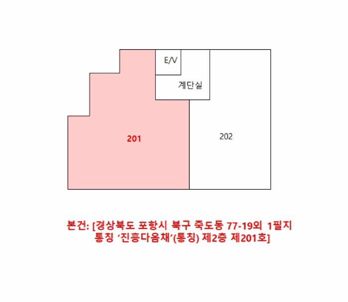 경상북도 포항시 북구 죽도동 77-19 2층 201호 아파트 경매 사진 9
