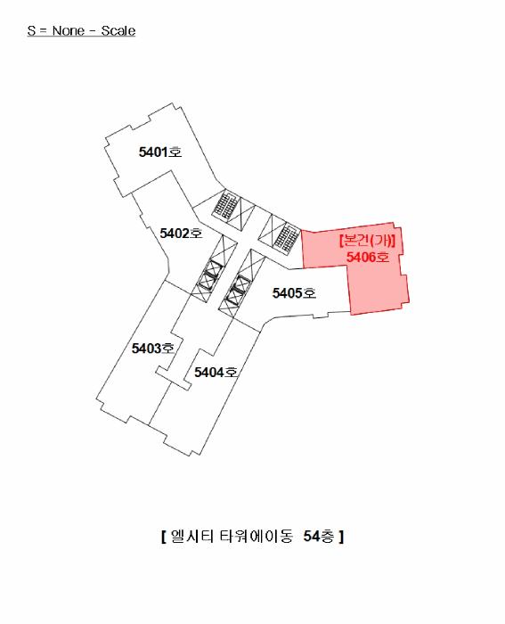 부산광역시 해운대구 중동 1829 엘시티 타워에이동 54층5406호 아파트 경매 사진 6