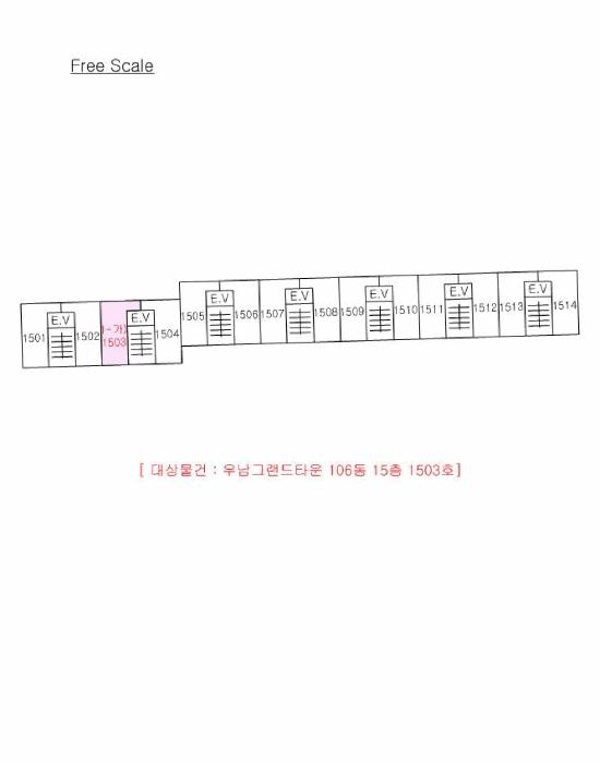 전북특별자치도 익산시 영등동 822 우남그랜드타운 106동 15층1503호 아파트 경매 사진 9
