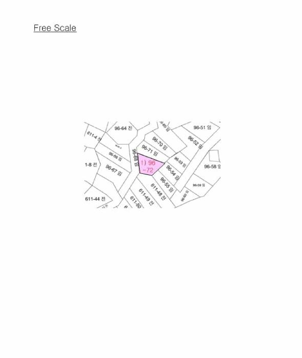 전북특별자치도 군산시 개정면 발산리 96-72 임야 경매 사진 7