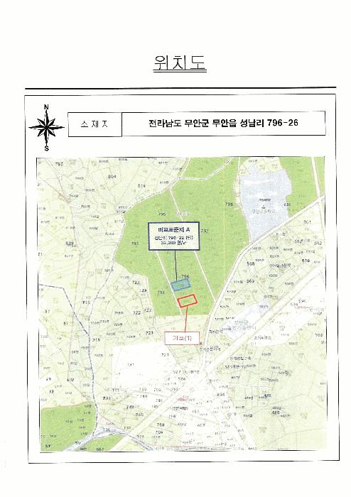 전라남도 무안군 무안읍 성남리 796-26 답 경매 사진 4