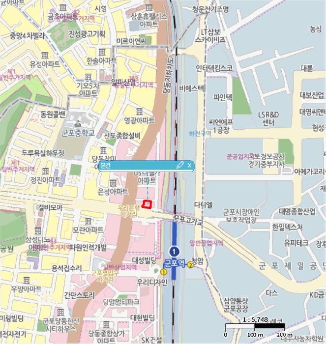 경기도 군포시 당동 748-25 씨티캐슬 5층501호 오피스텔 경매 사진 12