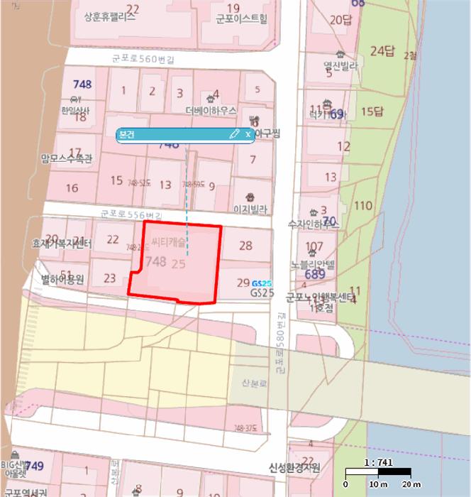 경기도 군포시 당동 748-25 씨티캐슬 5층501호 오피스텔 경매 사진 13