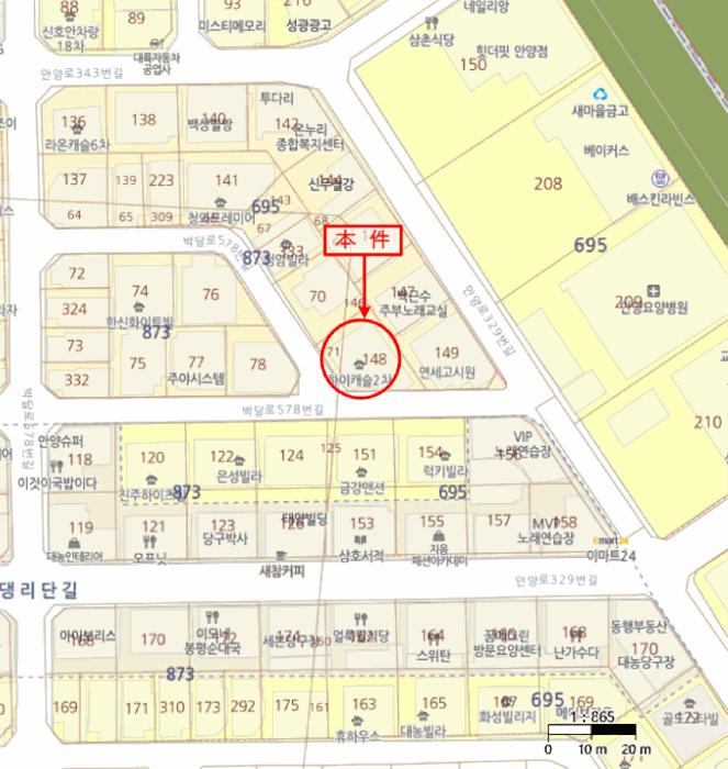 경기도 안양시 만안구 안양동 695-148 하이캐슬2차 4층402호 다세대(빌라) 경매 사진 12