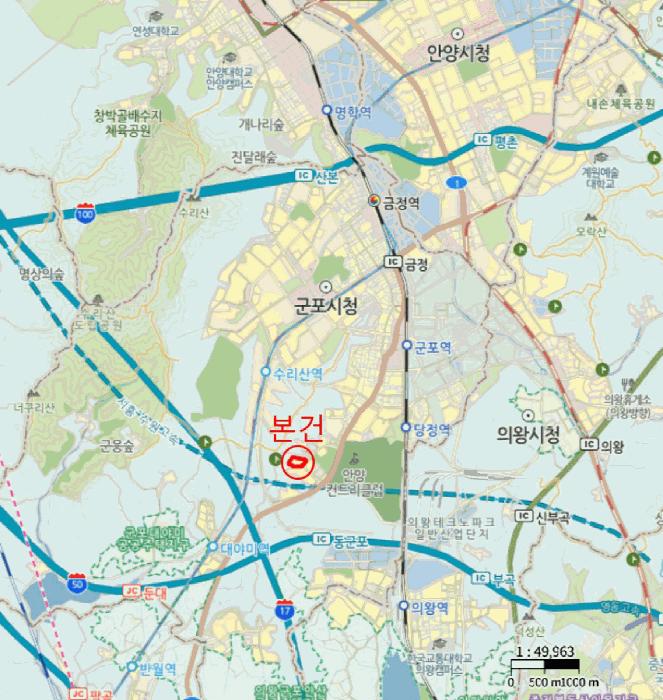 경기도 군포시 부곡동 1204 삼성마을 더 숲 607동 5층503호 아파트 경매 사진 15