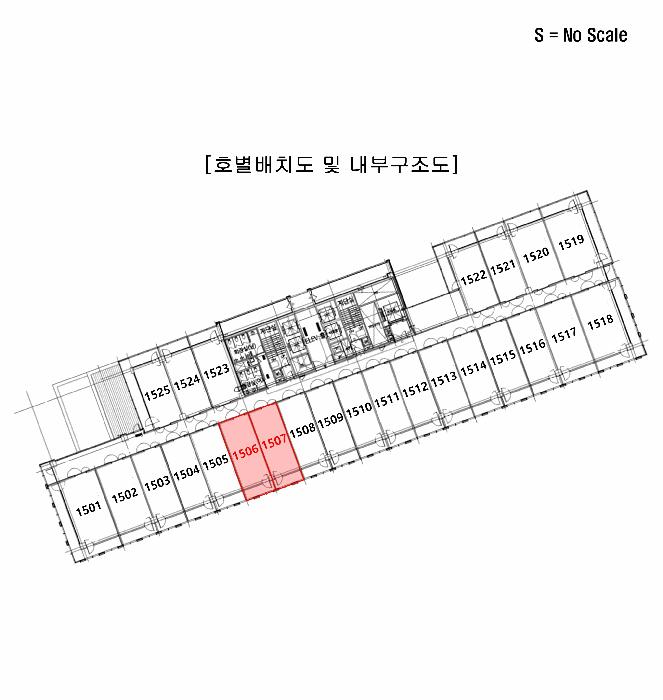 서울특별시 금천구 가산동 327-5 지밸리더리브스마트타워 제15층 제1507호 아파트형공장 경매 사진 15