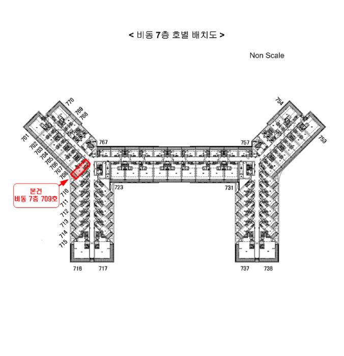 경기도 화성시 송동 683-2 동탄레이크원 비동 7층709호 오피스텔 경매 사진 11