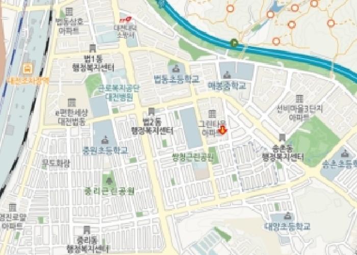대전광역시 대덕구 법동 195-1 그린타운아파트 107동 1층106호 아파트 경매 사진 10